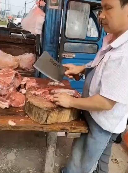 切猪肉视频,跟随视频学习切肉高手之道