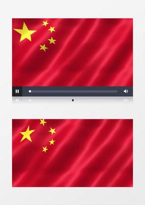 红旗飘扬视频素材